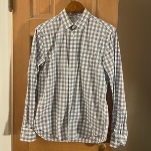 Boy's Crew Cuts Blue/White Gingham button up